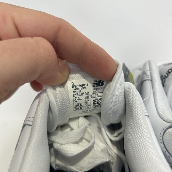 New Balance Shoes 550 “White Grey” 2024